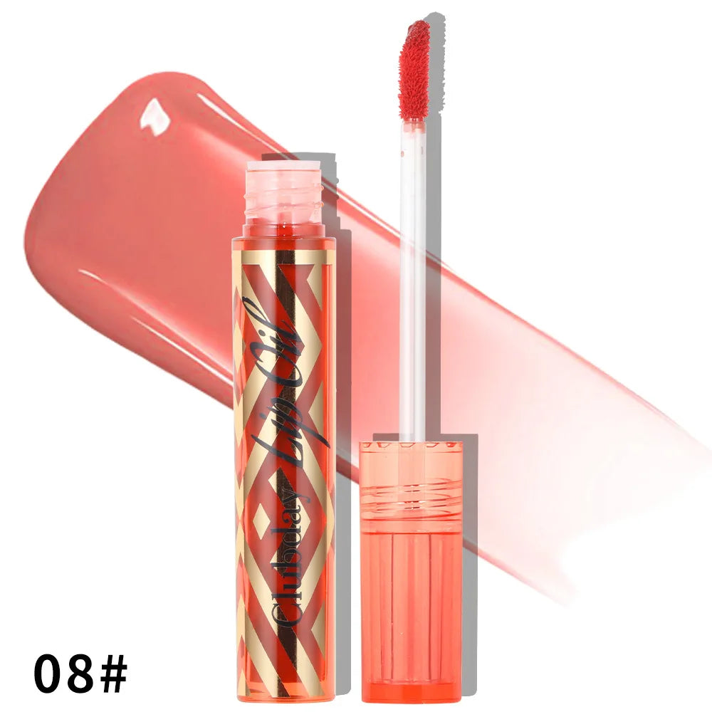 MISS ROSE Mirror Pigment Lip Gloss – Glass-Like Shine Lipstick Lip Gloss PRIMED C701-007-08