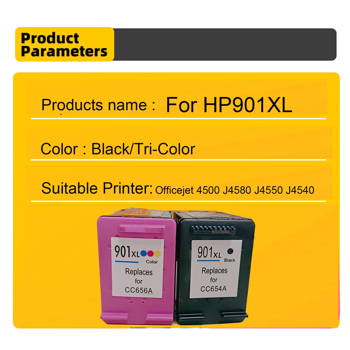 HP 901 901XL Compatible Ink Cartridge | Einkshop Officejet Ink Cartridge PRIMED