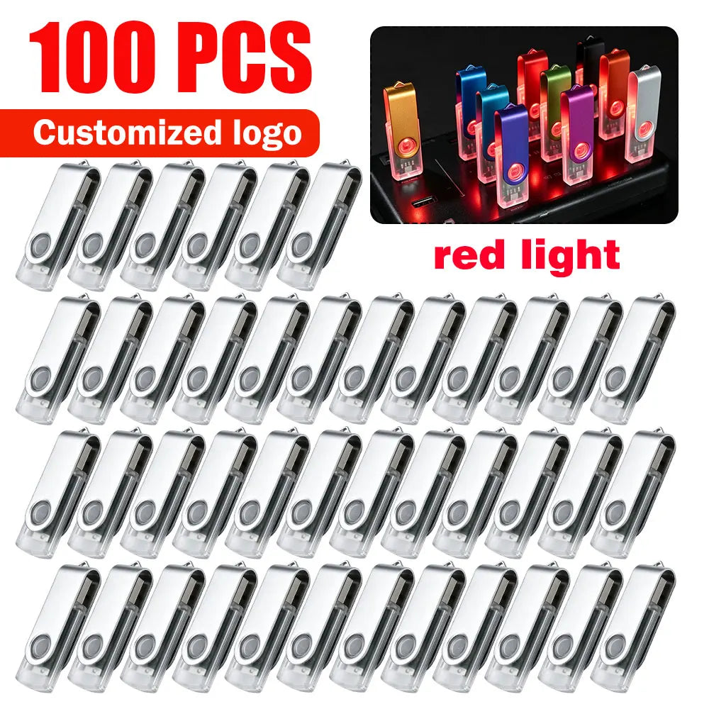 100-Pack USB 2.0 Flash Drives Bulk | Free Custom Logo 1–64GB Bulk USB Flash Drives PRIMED 4GB Silver Style 1