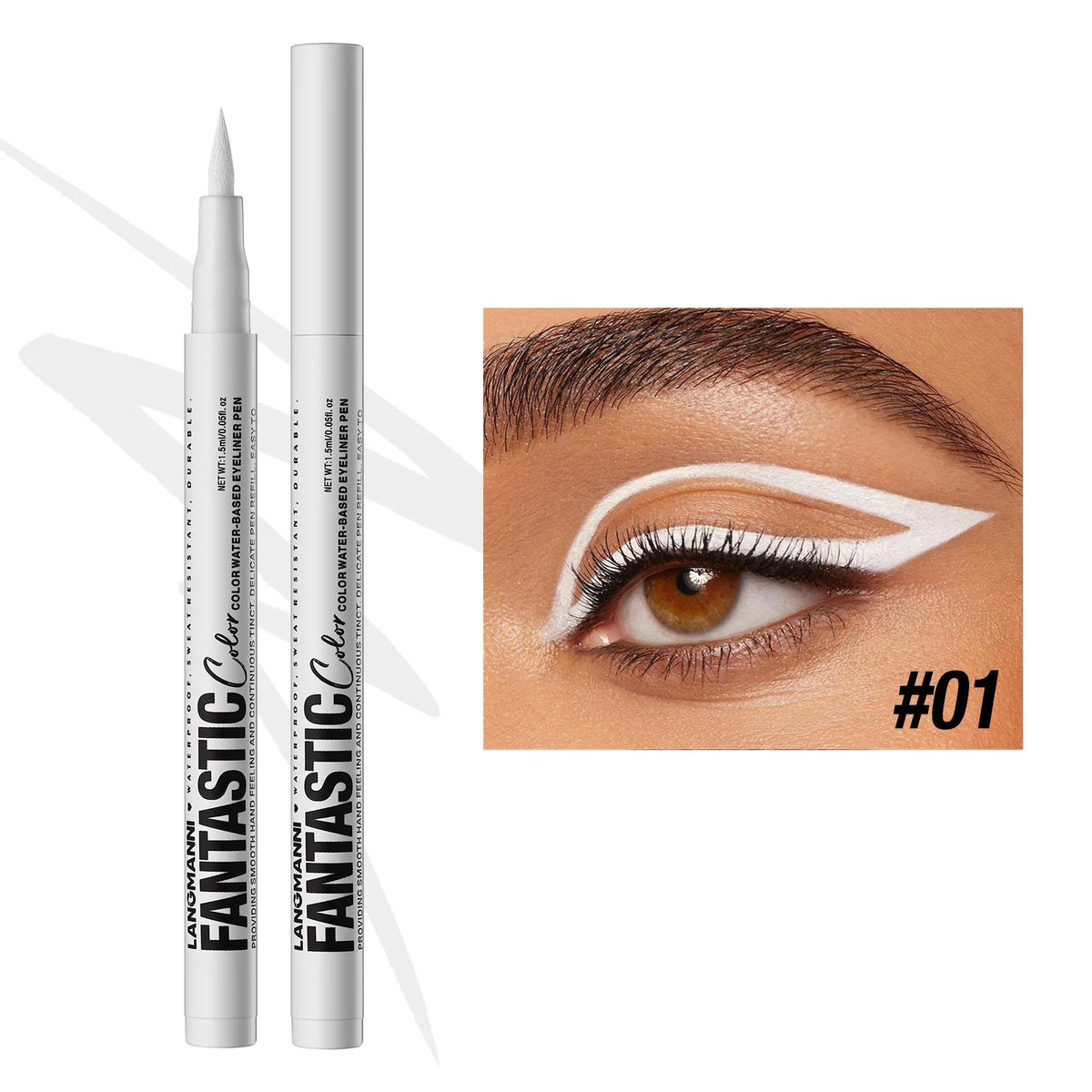 Waterproof Liquid Eyeliner Pen – 12 Matte Colors