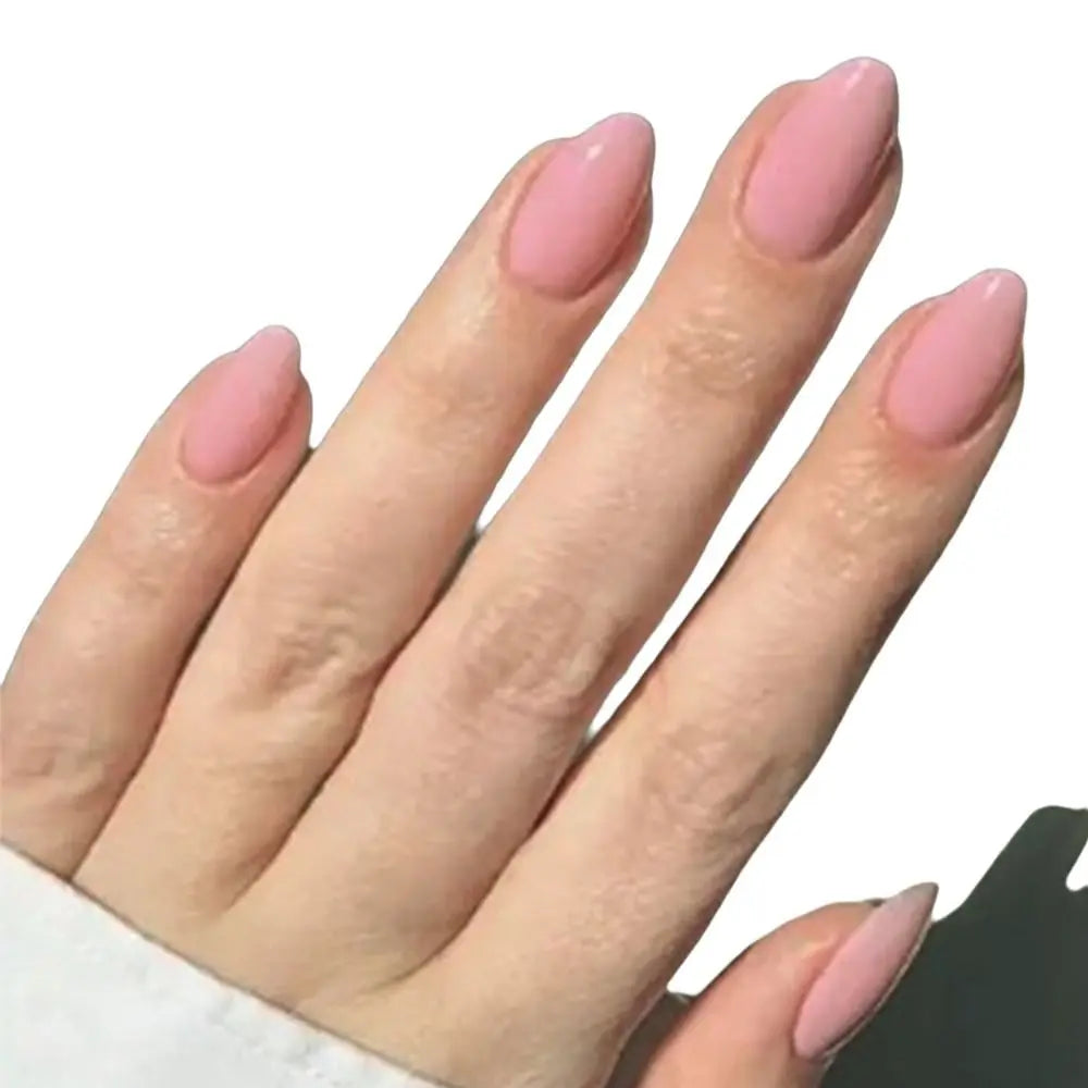 Almond Long False Nails Full Cover French Tips 24pcs