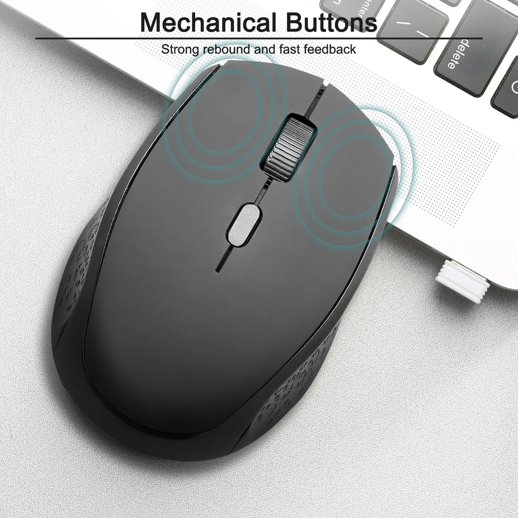 2.4GHz Wireless Optical Mouse 1600 DPI Nano Receiver 4 Button Wireless Mouse PRIMED