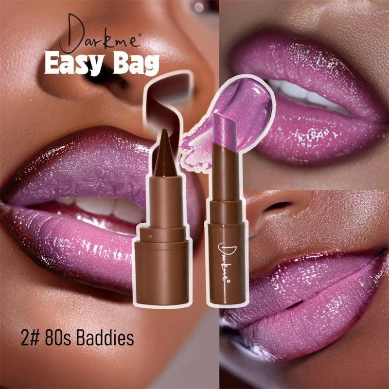 Matte Lip Liner & Pearlescent Lipstick Set – Long-Lasting Duo