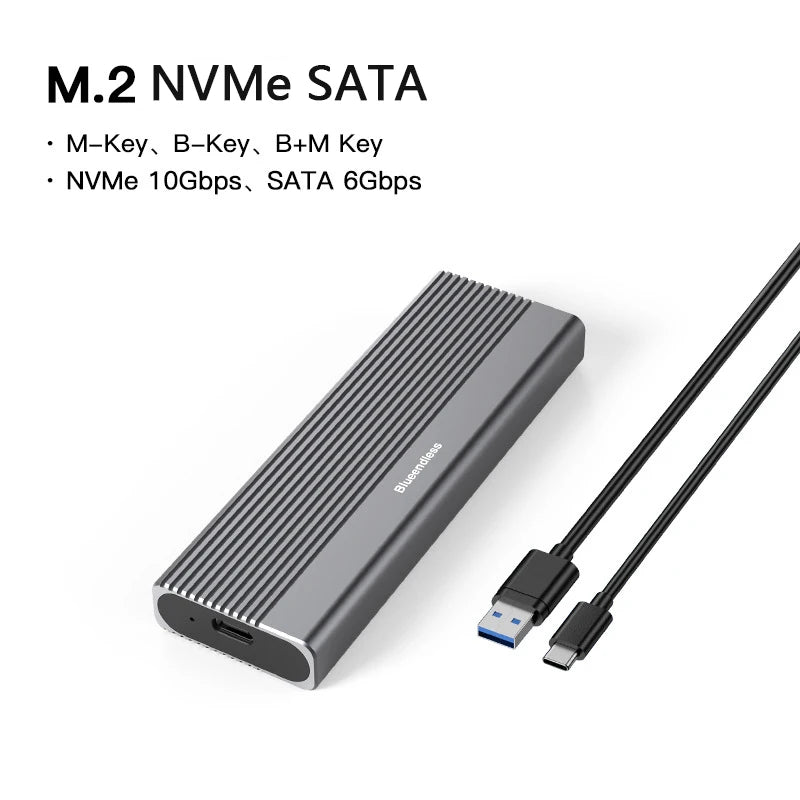 UTHAI NVMe SSD Enclosure Dual Protocol USB-C 10Gbps | 8TB