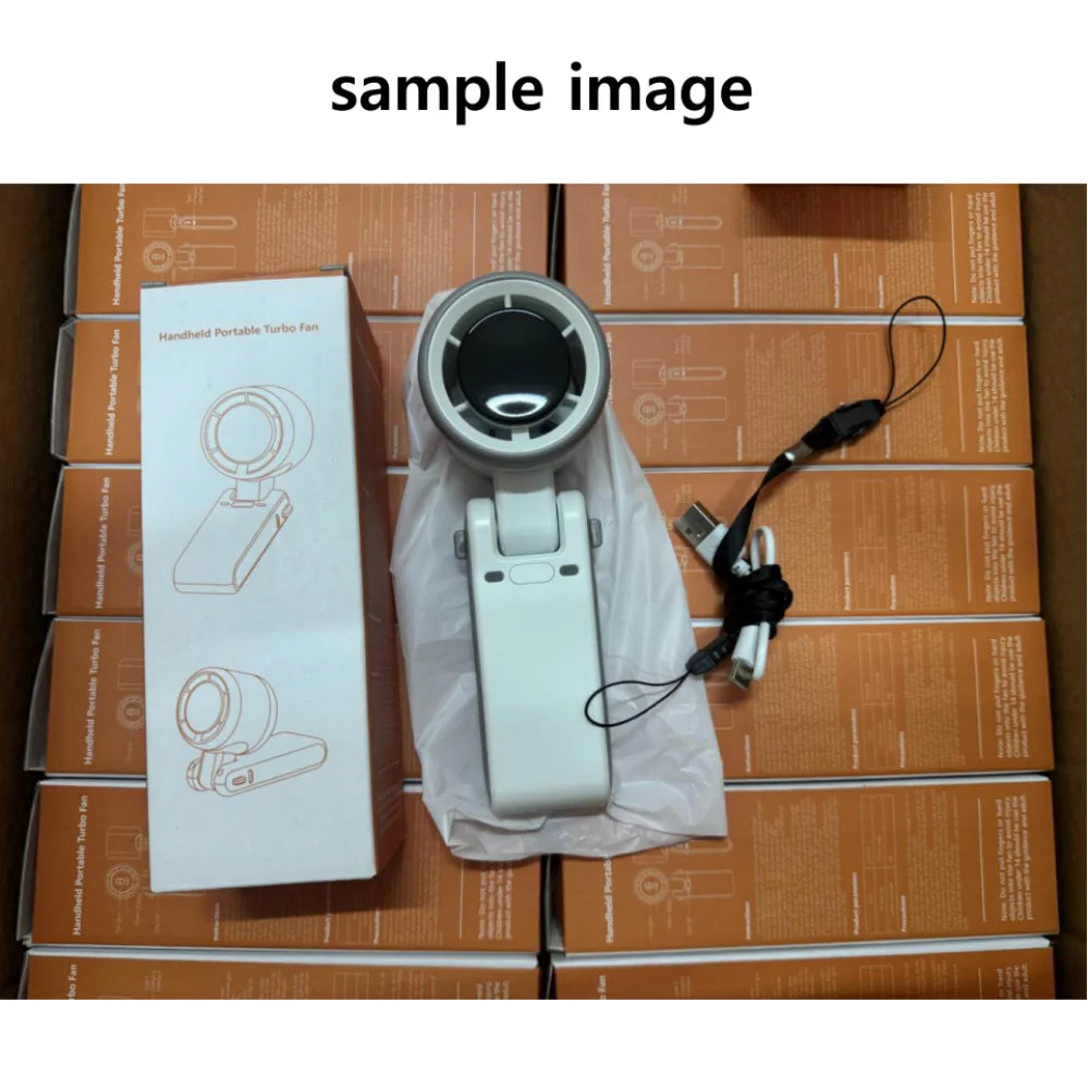 Portable Mini Neck Fan – Foldable Handheld Type-C Rechargeable Portable Neck Fan PRIMED