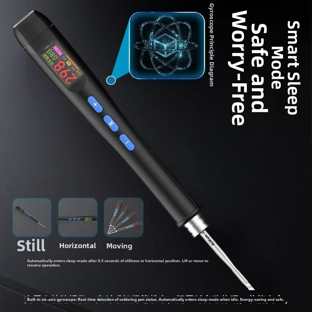 T208 Digital Soldering Iron – Fast Heat & Adjustable Temp