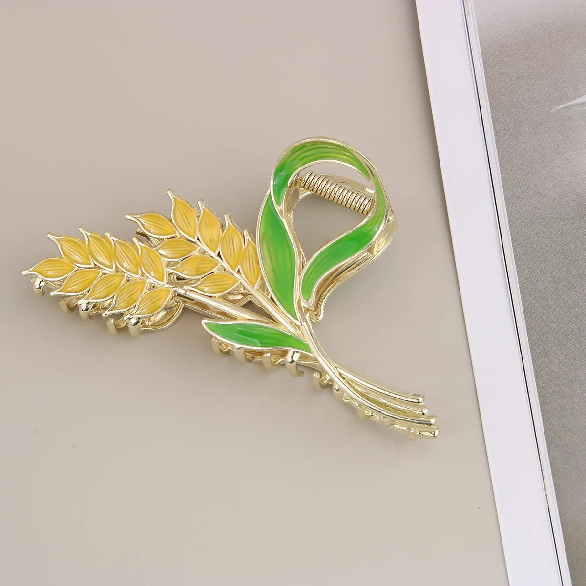 Rose Tulip Flower Claw Clip – Metal Shark Hair Clip Women