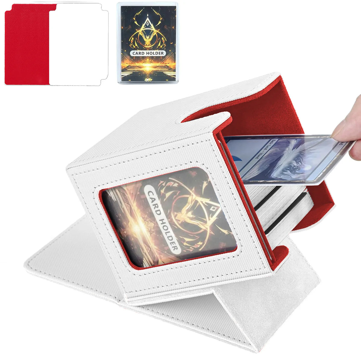 MTG Commander Deck Box – Holds 100+ Double-Sleeved Cards Card Deck Box PRIMED 18