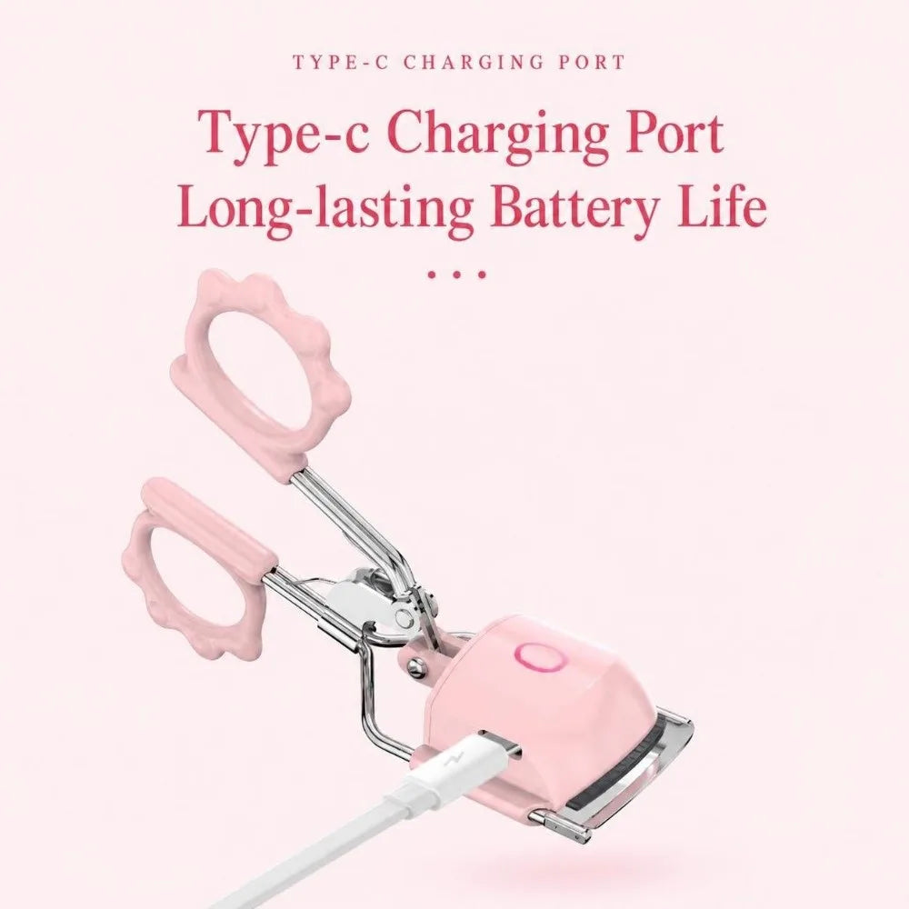 Rechargeable Heated Eyelash Curler – 2 Temperature Modes