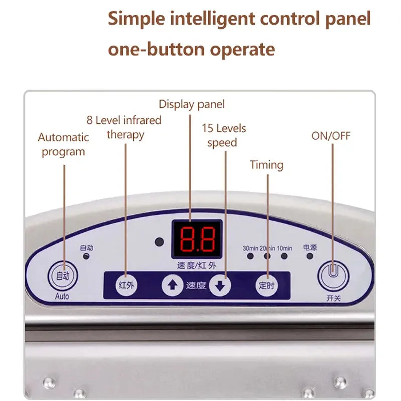 YUKUI Electric Vibrating Foot Massager with Infrared Heat