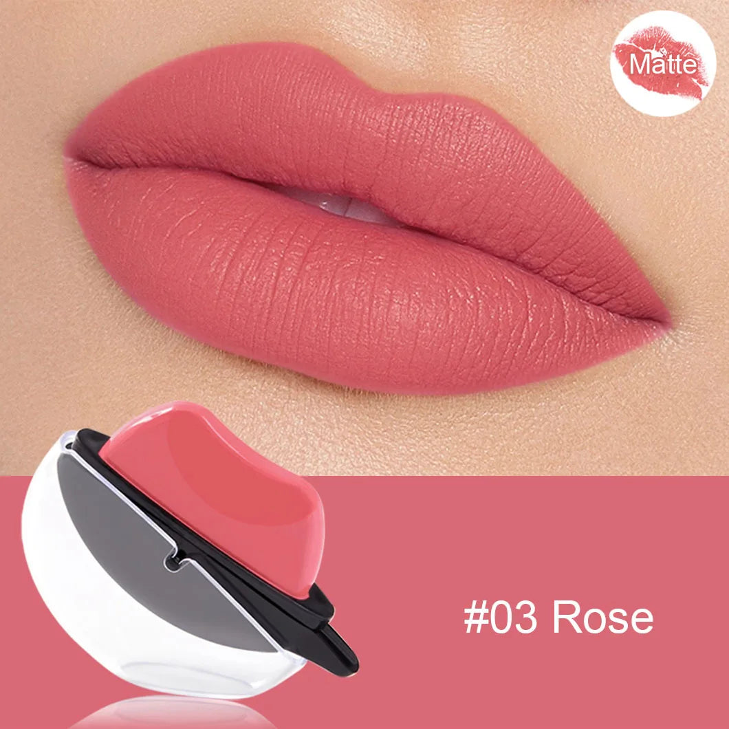 QiBest Velvet Matte Lipstick – Waterproof Long-Lasting Lip Gloss