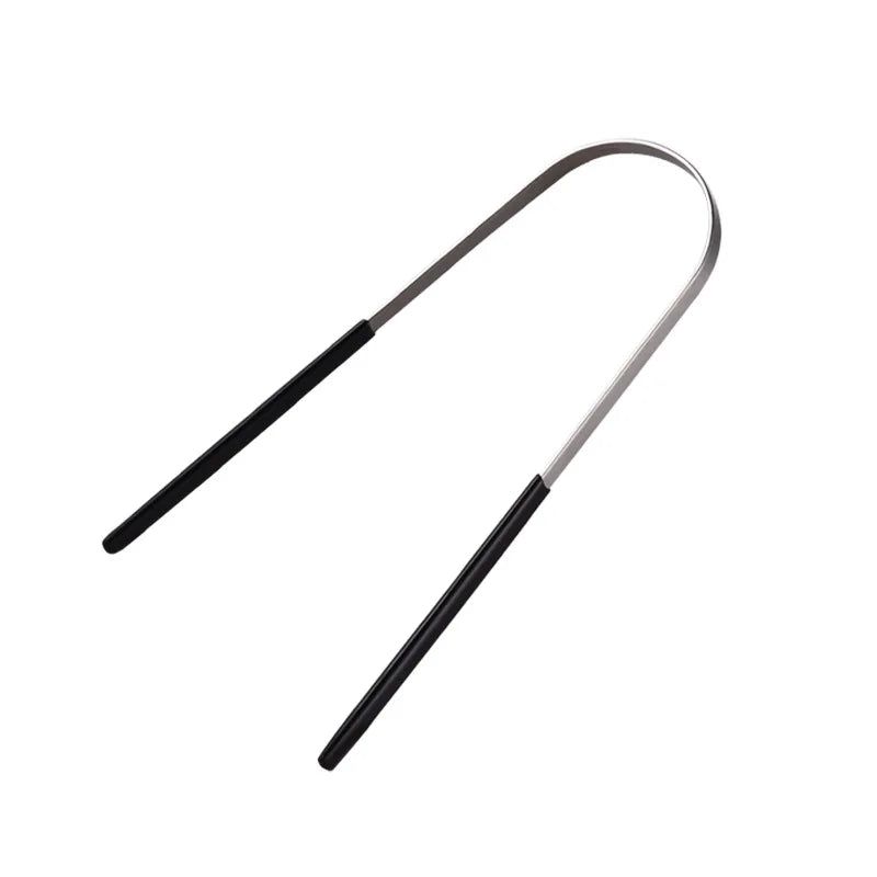 U-Shape Stainless Steel Tongue Scraper – Oral Care Tool