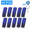 10-Pack Rotatable USB Flash Drives 32GB | Custom Logo Gift USB Flash Drive PRIMED 4GB Dark blue China Mainland