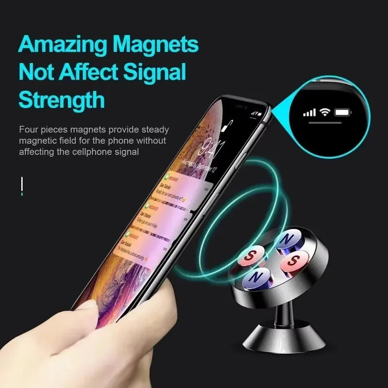 Universal Magnetic Car Phone Mount – Dashboard & Windshield Car Phone Mount PRIMED