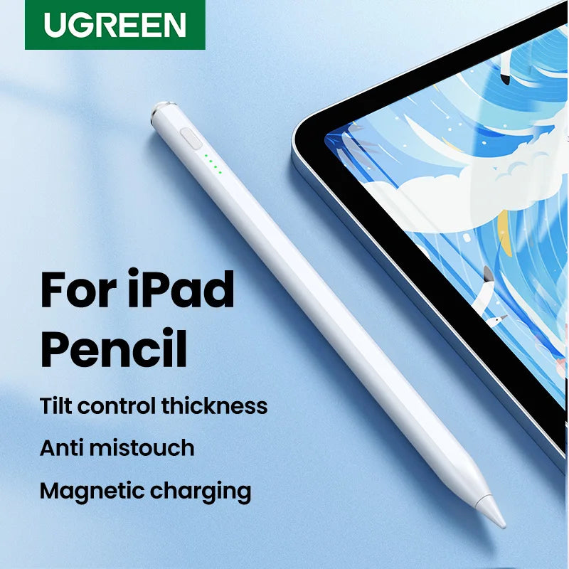 UGREEN iPad Stylus Pen – USB-C, Palm Rejection & Tilt iPad Stylus Pen PRIMED