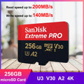 SanDisk Ultra MicroSD Card 32GB–256GB | 4K U3 V30 MicroSD Memory Card PRIMED Extreme PRO 256GB