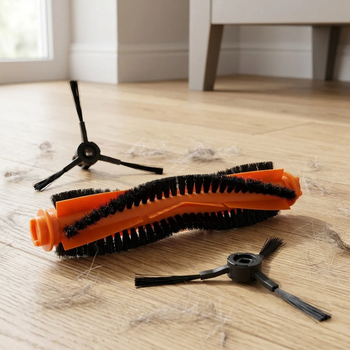 Robot Vacuum Replacement Brush Kit – Main & Side Brushes Vacuum Brush Kit PRIMED