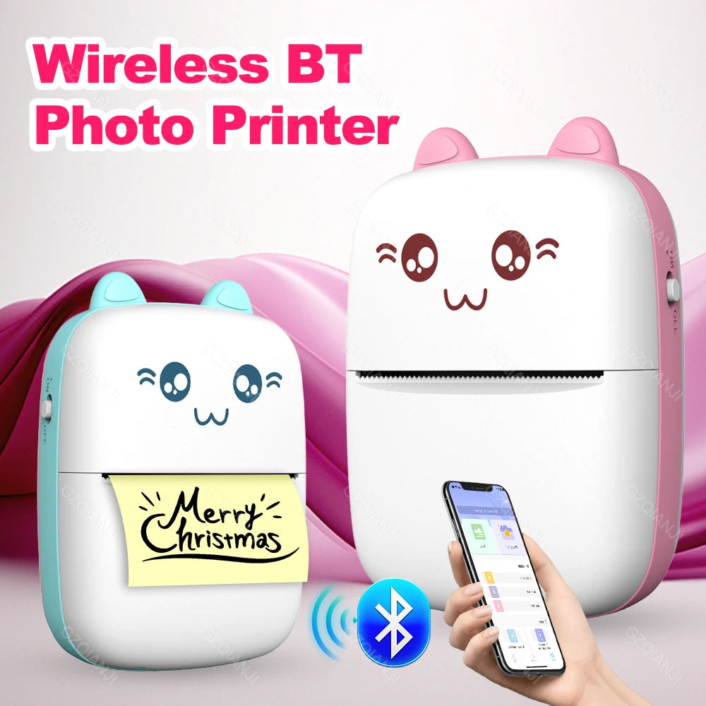 58mm Bluetooth Mini Thermal Label Printer for iOS & Android Thermal Label Printer PRIMED