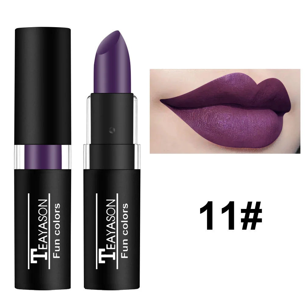 TEAYASON Velvet Matte Lipstick – Waterproof, Long-Lasting Color