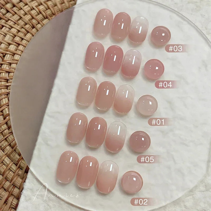 8ml Nude Gel Nail Polish – 23 Colors UV/LED Semi-Permanent Gel Nail Polish PRIMED