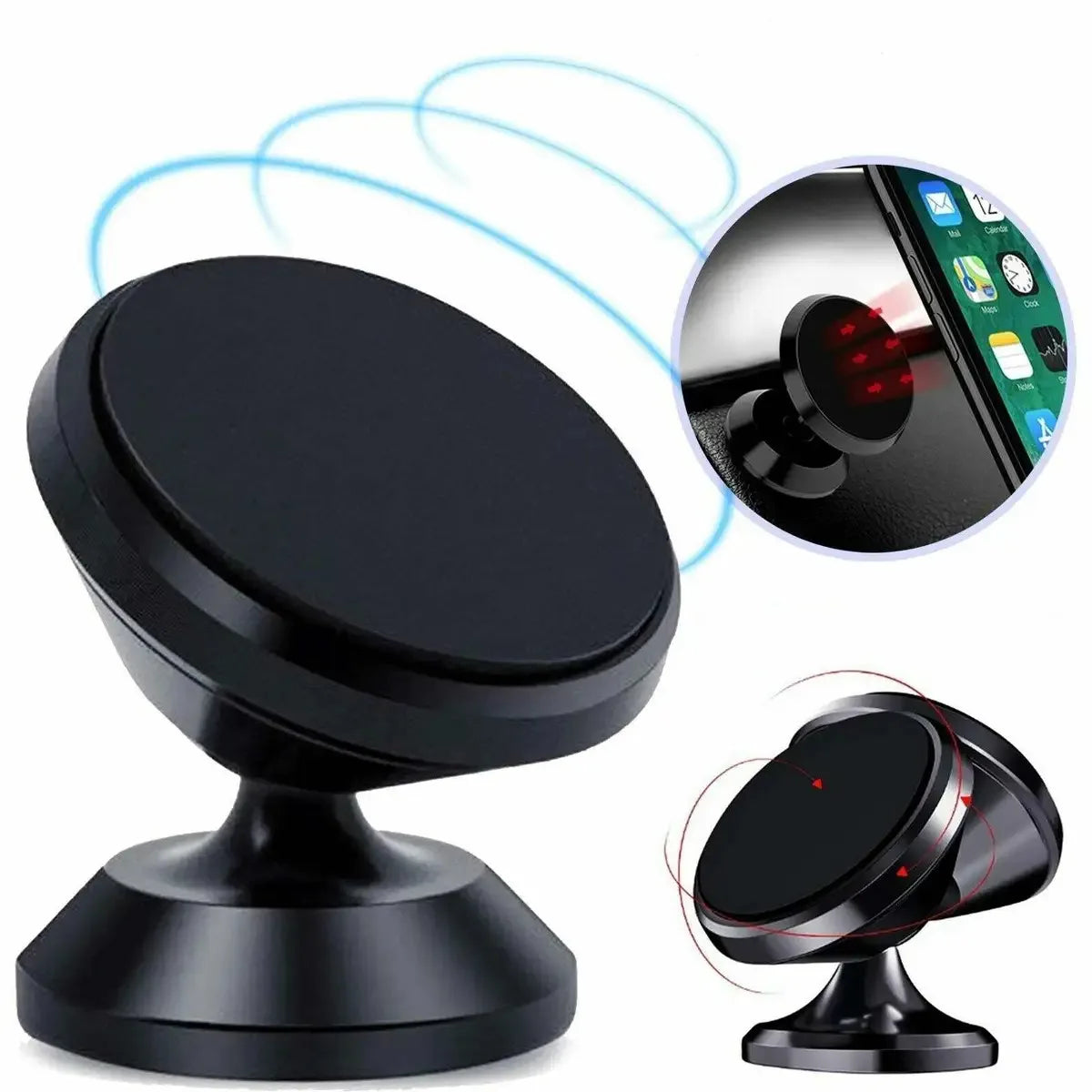 Magnetic Car Phone Holder 360° Dashboard Mount – Universal Car Phone Mount PRIMED