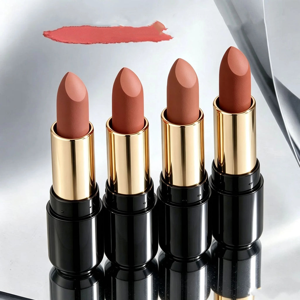 Cinnamon Nude Matte Lipstick – Moisturizing Velvet Finish Matte Lipstick PRIMED