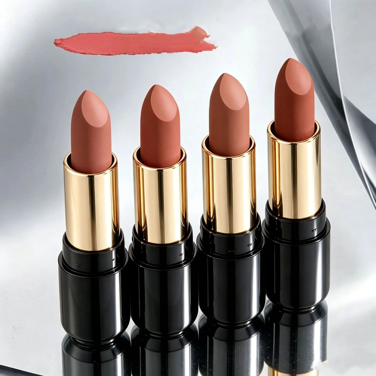 Cinnamon Nude Matte Lipstick – Moisturizing Velvet Finish Matte Lipstick PRIMED