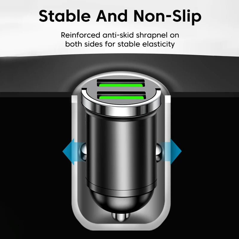 Elough 100W Dual USB Car Charger QC3.0 Fast Charging Car Phone Charger PRIMED