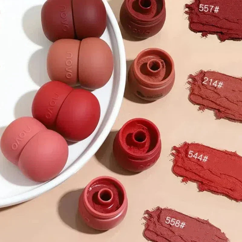 Mushroom Lip Gloss – Matte Liquid Lipstick & Creamy Lip Tint Matte Lip Gloss PRIMED