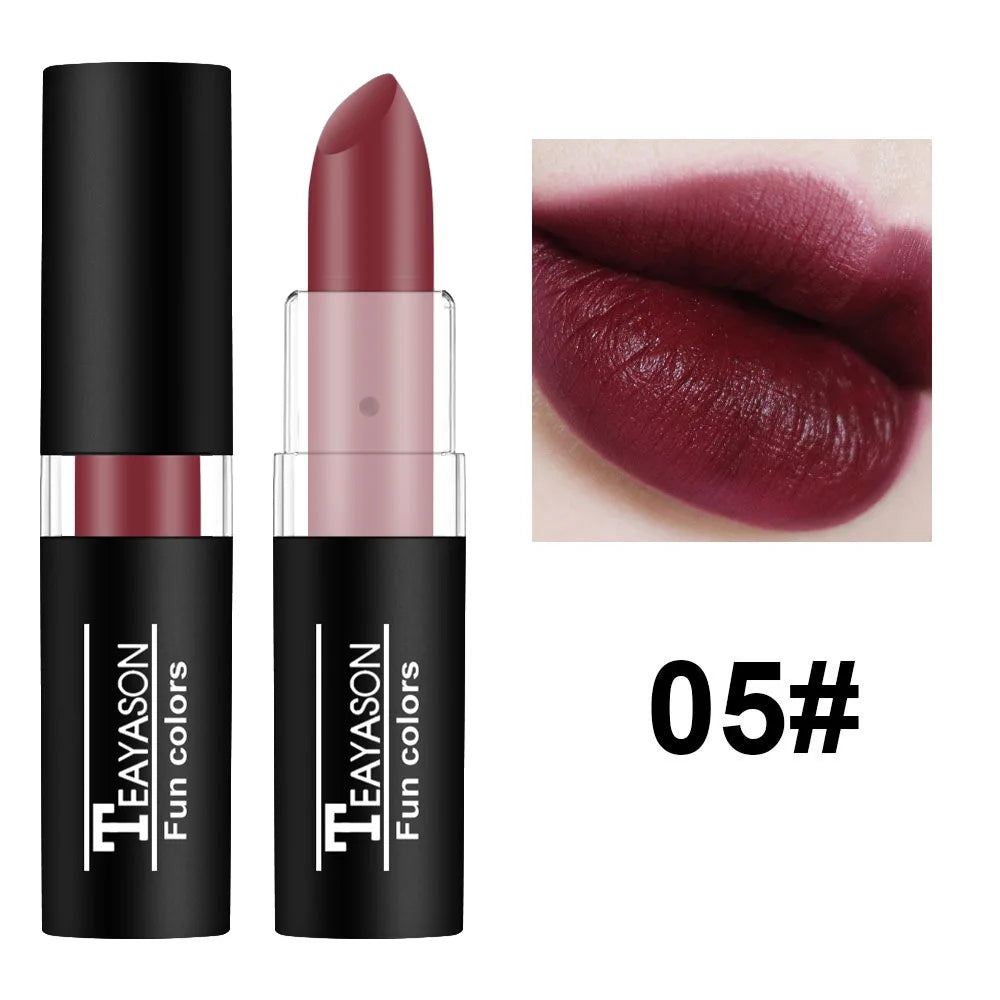 Velvet Matte Lipstick Bold Colors – Waterproof Long-Lasting