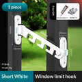 Adjustable Window Stopper Lock – Casement Sash Latch Window Safety Lock PRIMED A2