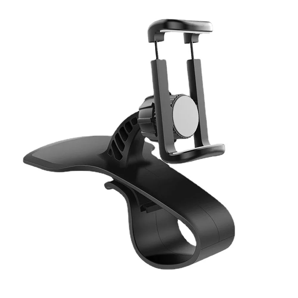 Universal 360° Car Phone Holder Dashboard Clip Mount – Black Car Phone Mount PRIMED Black