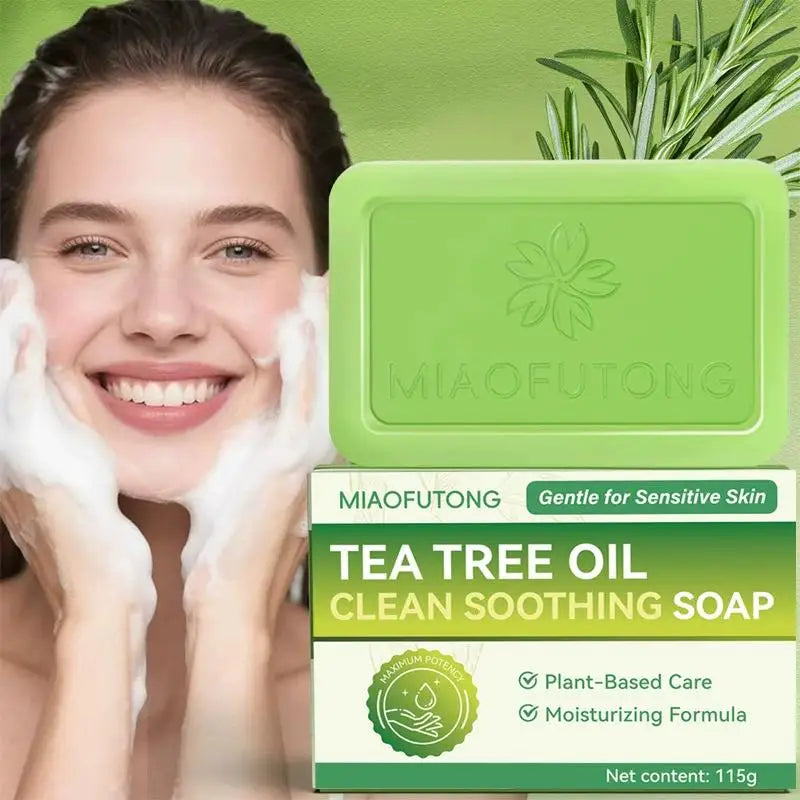 Tea Tree Oil Handmade Soap Bar – Natural Deep Cleansing Natural Bar Soap PRIMED
