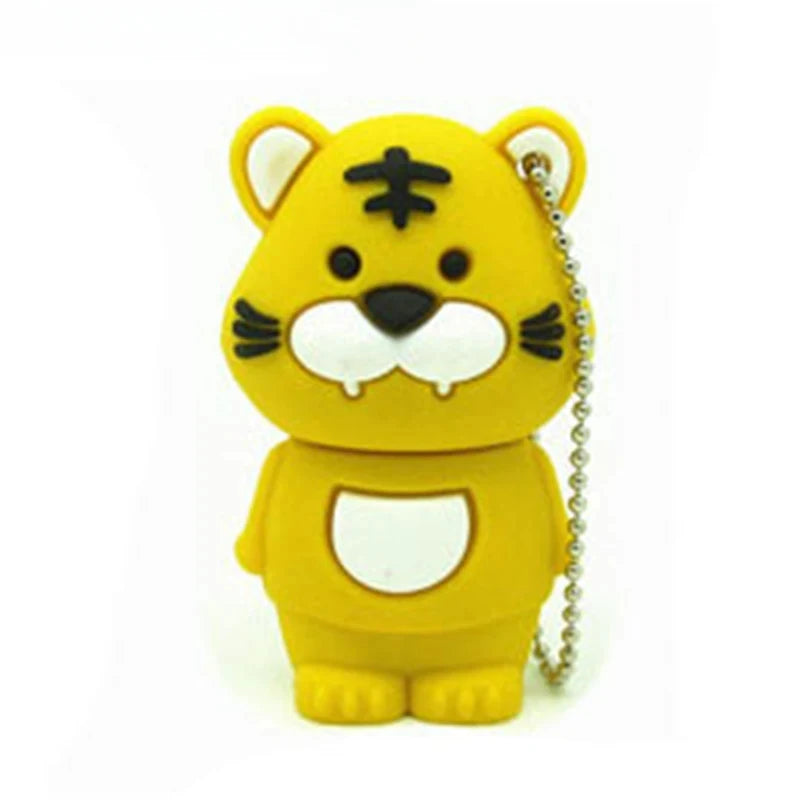 JASTER Cute Cartoon USB Flash Drive 4GB–64GB | Tiger Avocado USB Flash Drive PRIMED