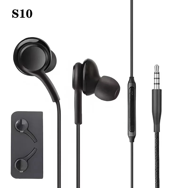 Wired In-Ear Earphones with Mic – 3.5mm & Type-C Jack Wired In-Ear Earphones PRIMED S10