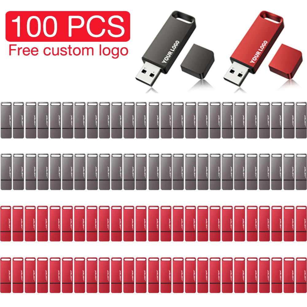 100-Pack Mini Metal USB Flash Drives 16–128GB | Custom Logo USB Flash Drive PRIMED