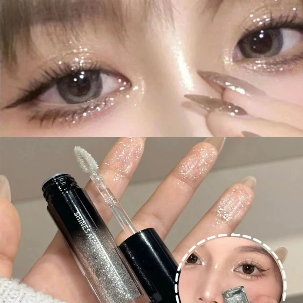 Waterproof Liquid Glitter Eyeshadow Highlighter – Long-Lasting