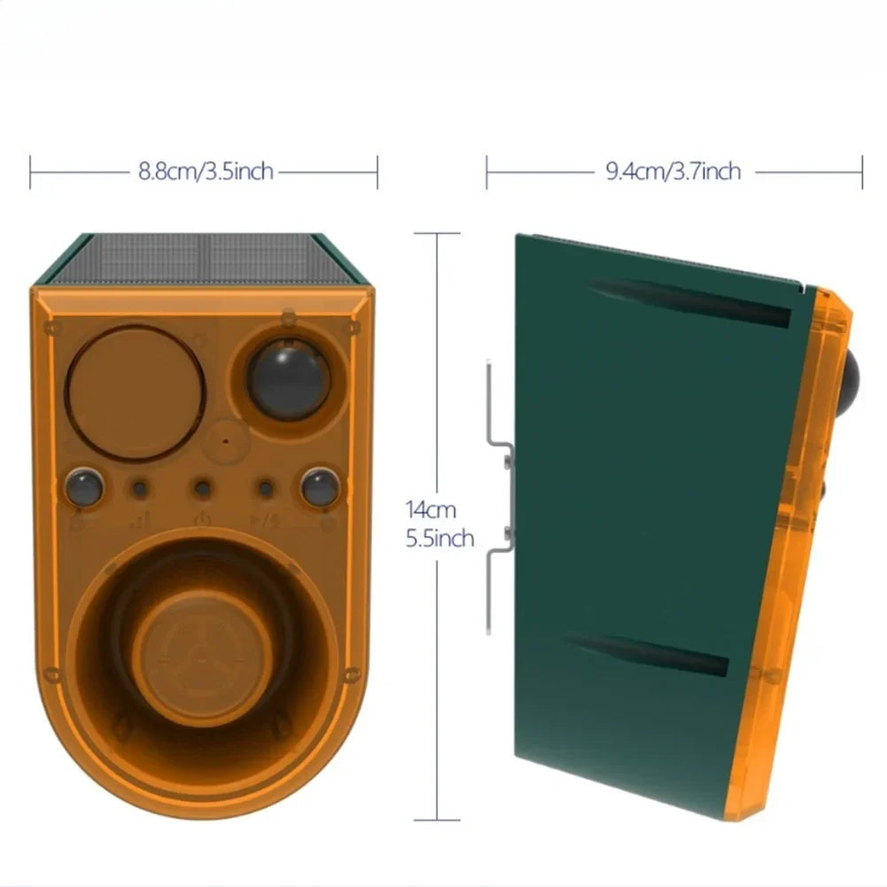 Solar Motion Sensor Alarm – Waterproof Dog Bark Security Motion Sensor Alarm PRIMED
