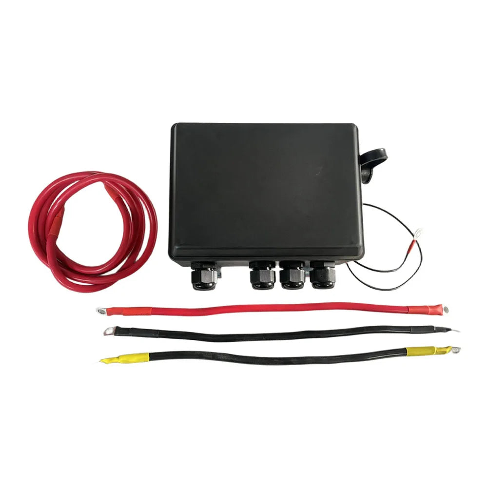 Pre-Wired Winch Solenoid Control Box 12V/24V M6 ATV UTV Truck Winch Solenoid Box PRIMED
