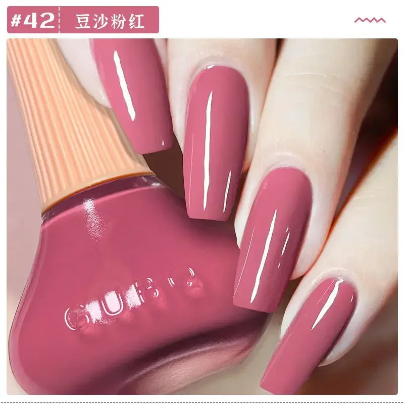 Glitter Gel Nail Polish Quick Dry Autumn Coffee Tones 12ml