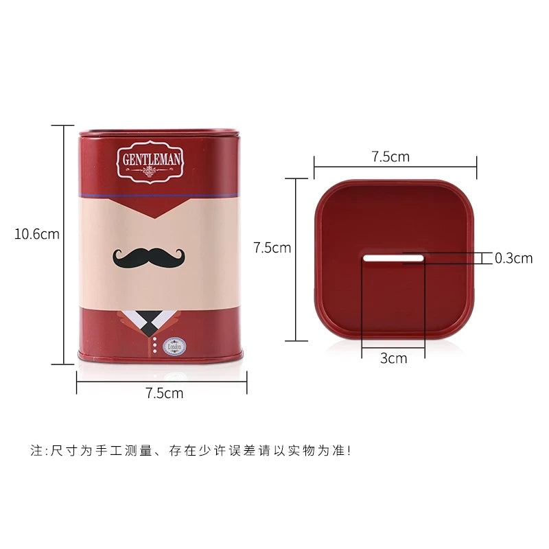Retro Razor Blade Disposal Container | Barber Blade Bank Box