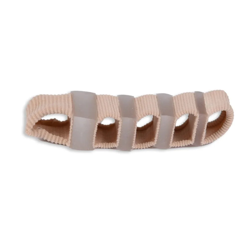 Silicone Toe Separator Spacer – 3, 4 & 5 Hole Toe Corrector Toe Separator PRIMED 5 holes