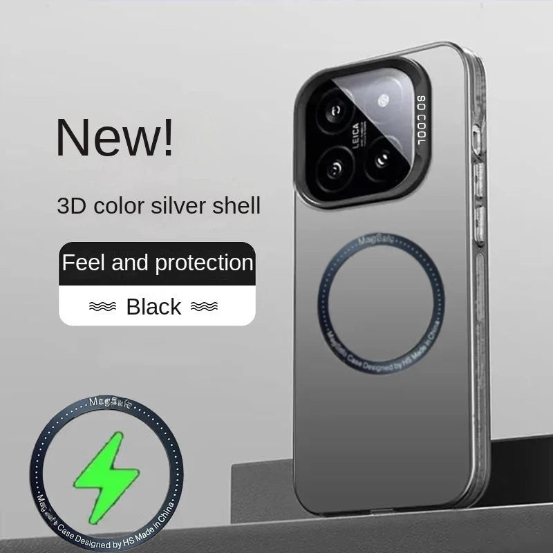 Xiaomi 15T 14T 13T Pro MagSafe Matte Shockproof Phone Case