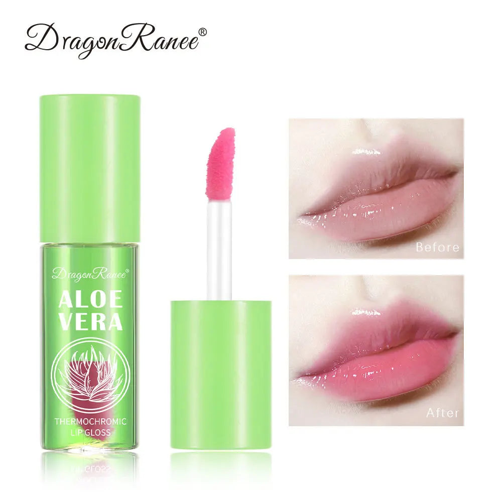 Aloe Vera Color Changing Lip Oil Balm – Moisturizing Lip Gloss Lip Oil Balm PRIMED