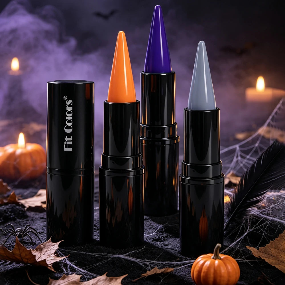 Halloween Face & Body Paint Stick – Waterproof Cosplay Lipstick Face & Body Paint PRIMED