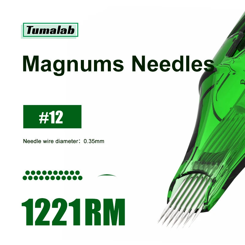 TUMAlab Tattoo Cartridge Needles – Sterilized 50+ Configs