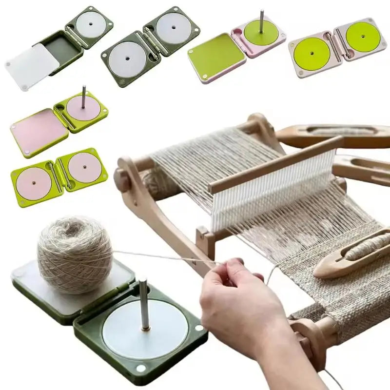 Foldable Portable Yarn Holder Spinner Box | Knitting Gift Yarn Spinner Holder PRIMED