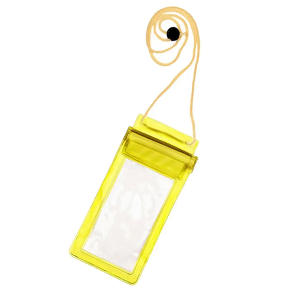 Waterproof Phone Pouch Dry Bag – Beach, Swim & Camping Waterproof Phone Pouch PRIMED YELLOW