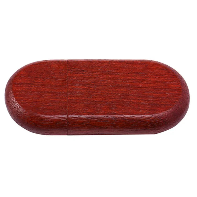 Wooden USB Flash Drive 4–64GB | Free Custom Logo | Gift Box
