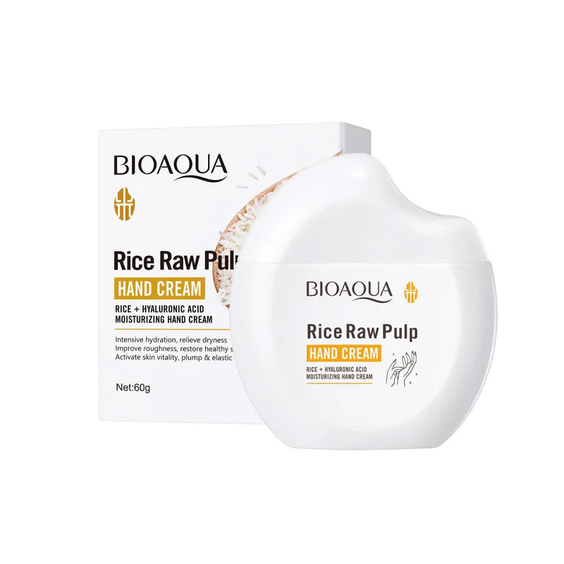 Rice Raw Pulp Moisturizing Skincare Set – Ampoule & Cream